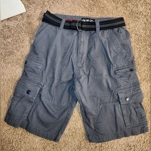Iron Co Men's Blue Cargo Shorts